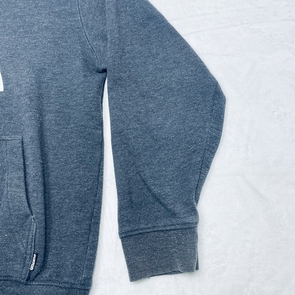 Burton Snowboards LS Pullover M Gray Hoodie Kangaroo Pocket Hoodie - Picture 8 of 16